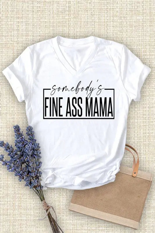 Fine Mama Graphic Tee Curvy Pineapple Boutique