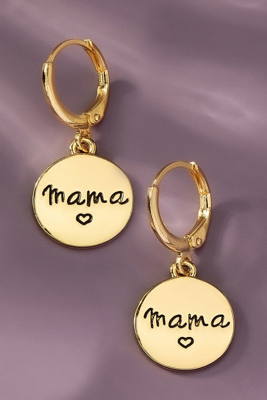 Mama Earrings Curvy Pineapple Boutique